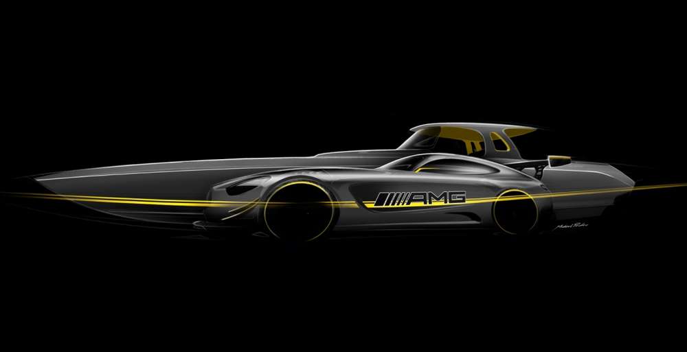 Mercedes и Cigarette Racing анонсировали премьеру «заряженного» катера в духе AMG GT3