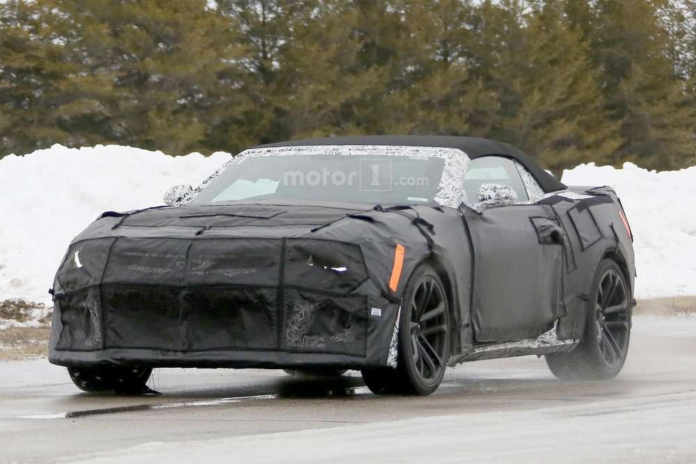 Начались испытания кабриолета Chevrolet Camaro ZL1