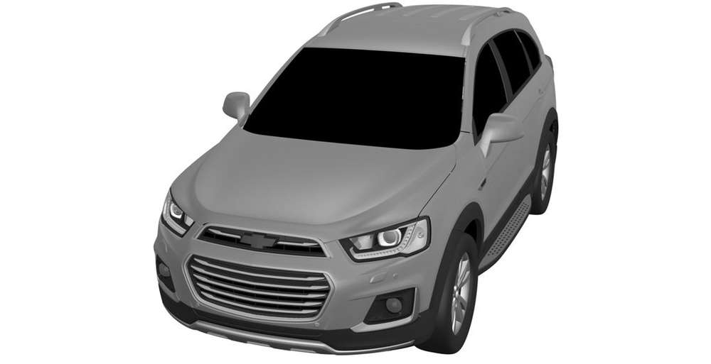 В сеть «утекли» патентные изображения нового кроссовера Chevrolet