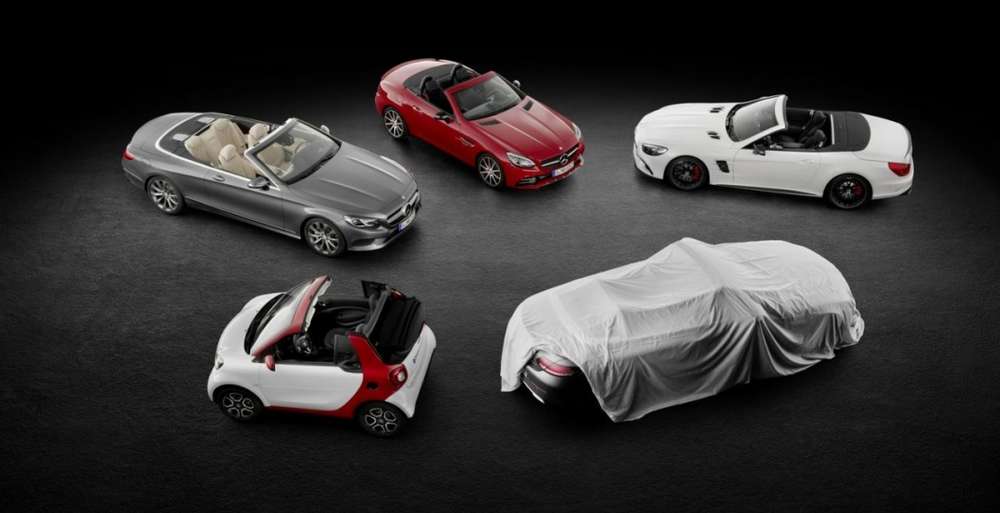 Mercedes-Benz продолжает дразнить новым кабриолетом C-Class Cabriolet