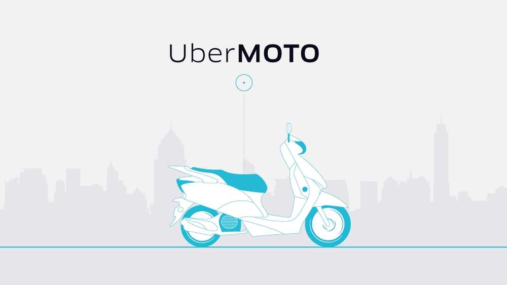 Uber запустил мототакси