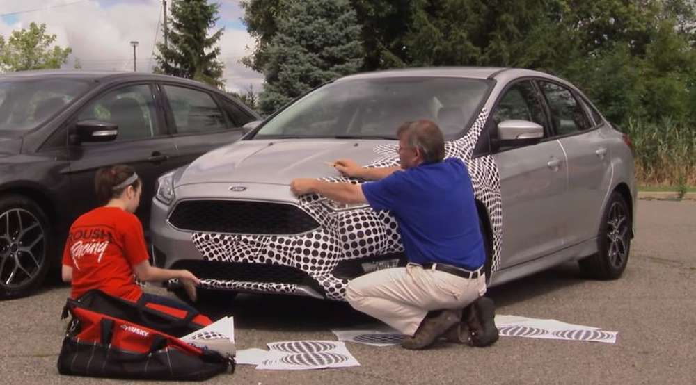 Ford продемонстрировал работу собственного камуфляжа автомобиля в действии