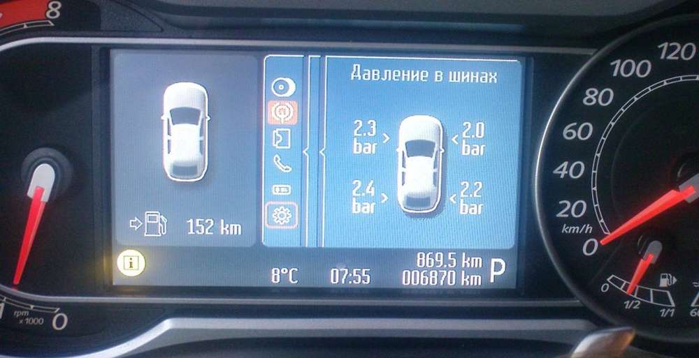 Компания АвтоВАЗ оснастит свои автомобили датчиками давления в шинах