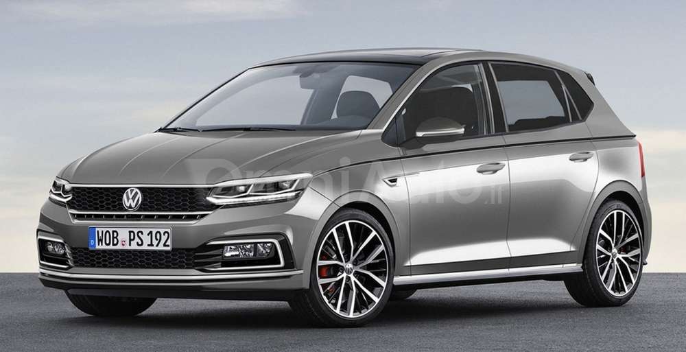 Хэтчбек Volkswagen Polo 2017 в новом дизайне показался на рендере