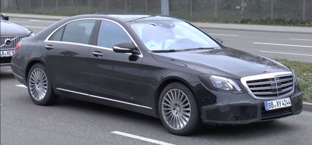Обновленный Mercedes-Benz S-Class показали на видео