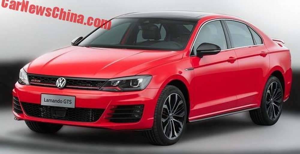 В Сеть «утекли» официальные фото Volkswagen Lamando GTS для Поднебесной