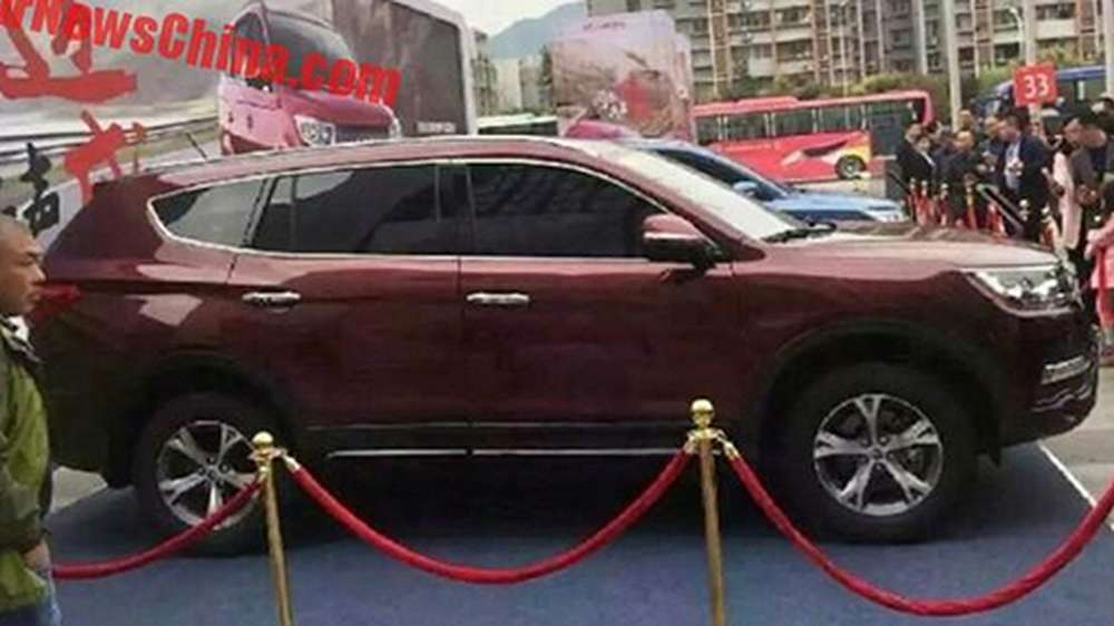 Новый Lifan X80 показался на свежих фотографиях