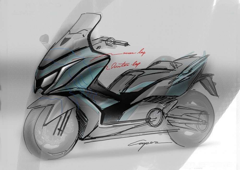 Концепт скутера Kymco K50 представят на мотошоу Токио 2016