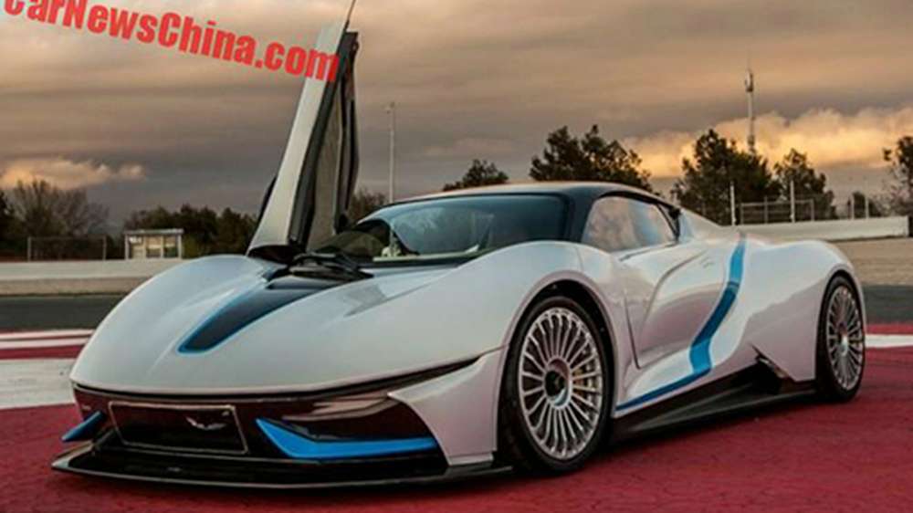 Компания BAIC построила электрический суперкар