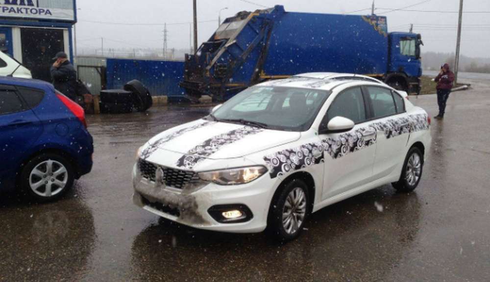 В Москве тестируют новый Fiat Tipo