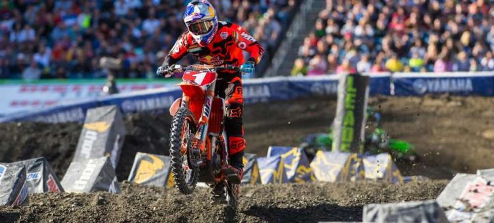 AMA Supercross 2016. Этап 15 - Райан Данжи выиграл титул