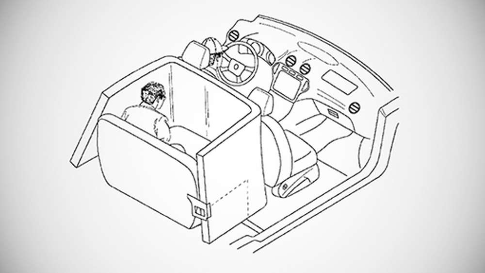 Ford запатентовал новый вид подушек безопасности