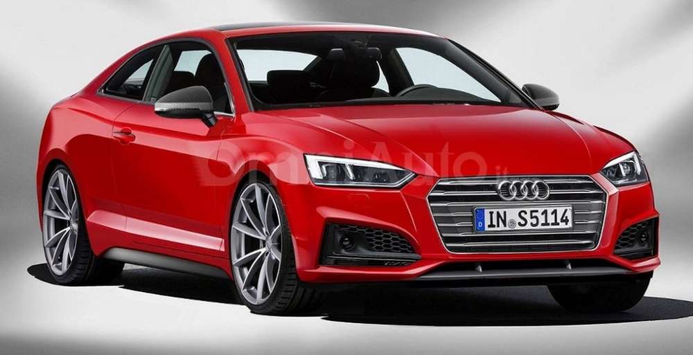 В интернете опубликовали первый рендер купе 2017 Audi S5 Coupe