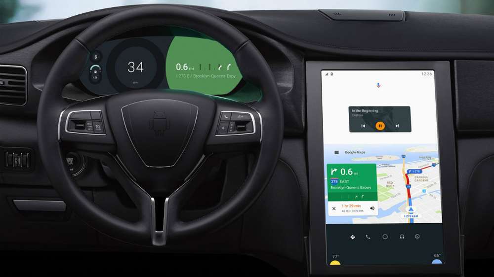 Google показал свою версию большого автомобильного планшета