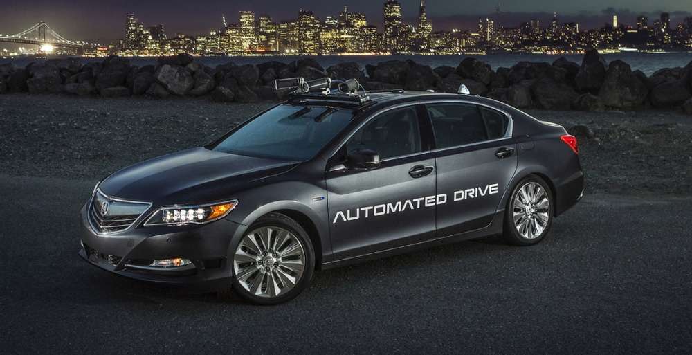 Acura продемонстрировал прототип нового беспилотника на основе седана