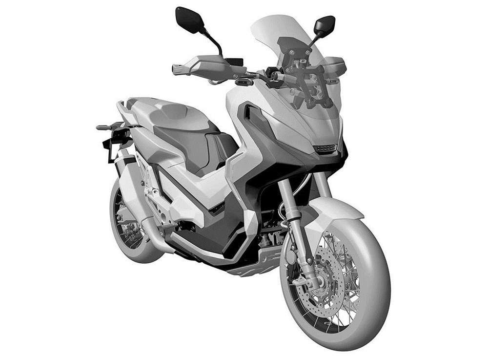 Патентные картинки скутера Honda City Adventure