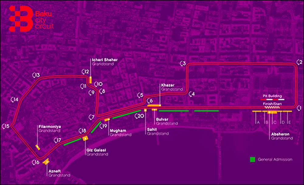 Видео: Круг по Baku City Circuit