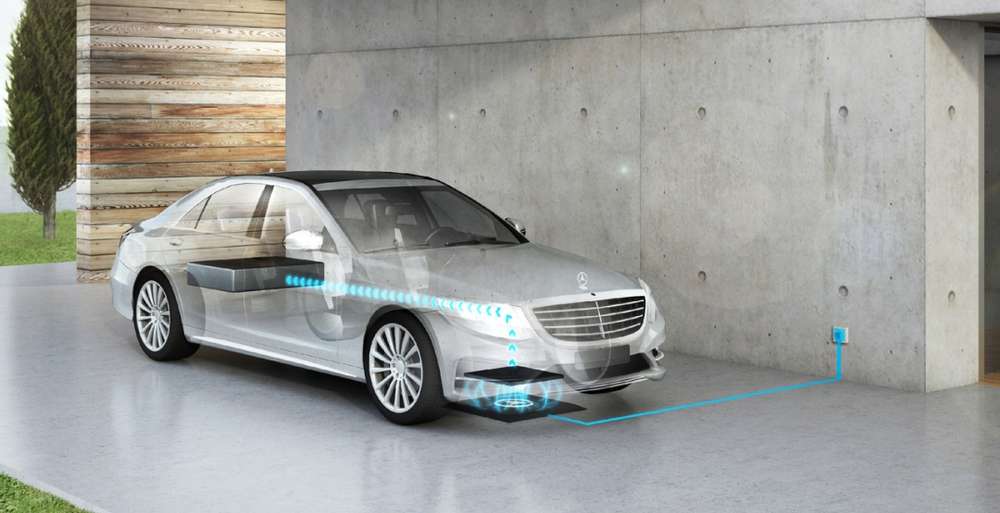 У гибридов Mercedes S500e будет система беспроводной зарядки