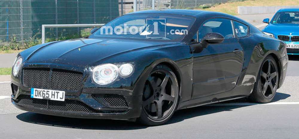 Купе Bentley Continental GT испытали на Нюрбургринге