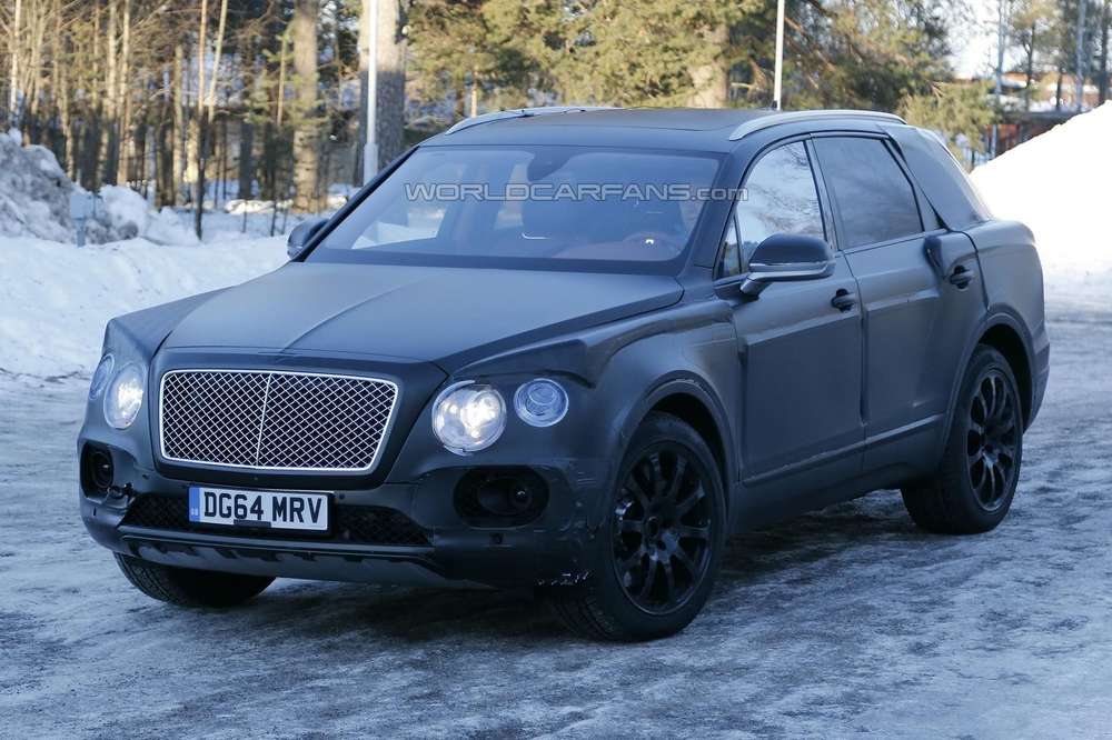 Bentley продолжает тестирование внедорожника Bentayga