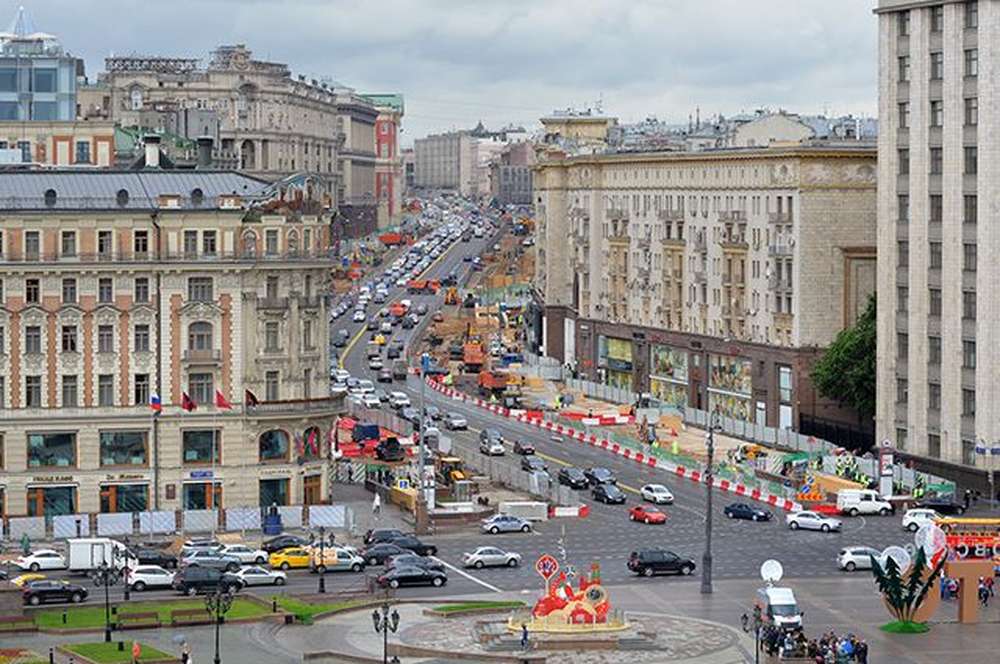 Москва на тверской улице