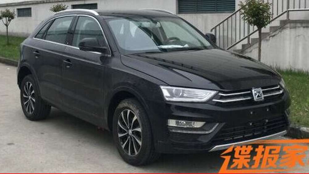 Электрическая версия кроссовера Zotye SR7 показалась на фото