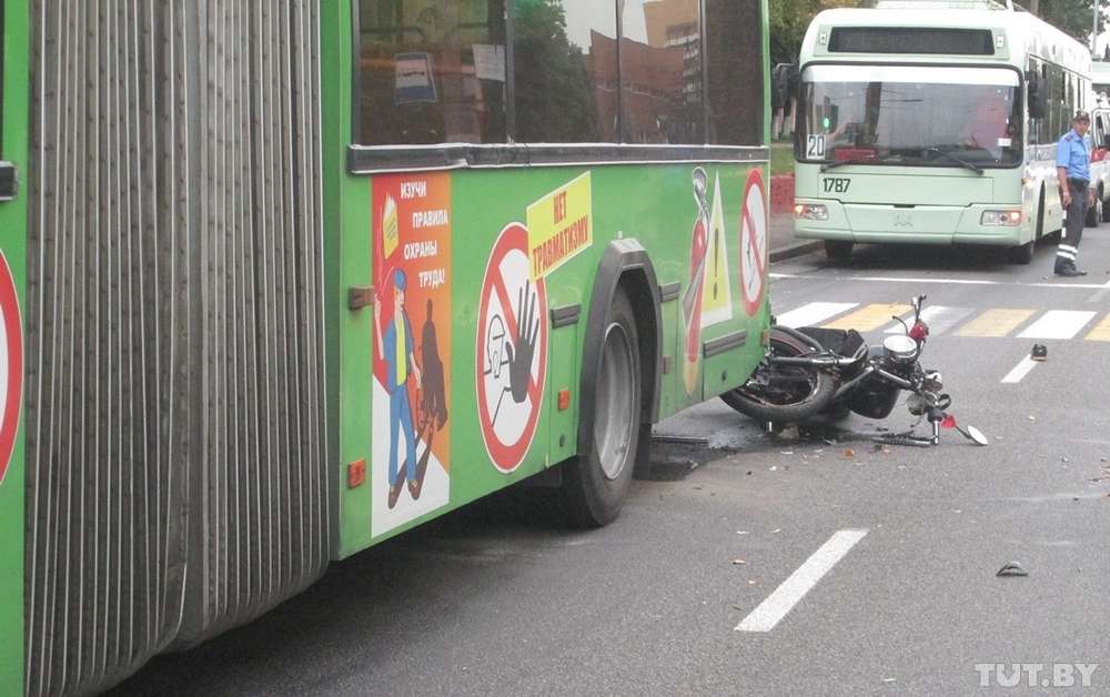 В Гомеле разбился мотоциклист