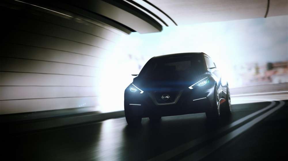 Компания Nissan опубликовала первое изображение нового хэтчбэка Sway