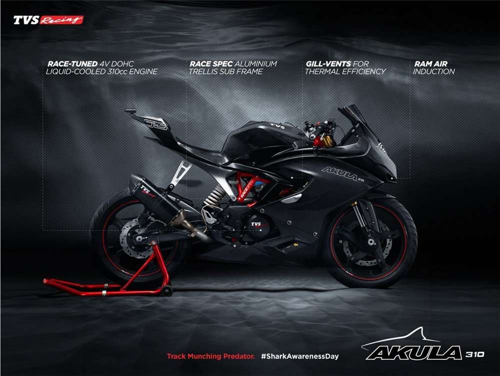 Концепт TVS Akula 310 планируют запустить в производство до конца года