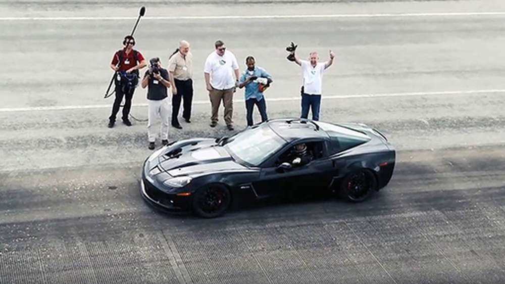 Электрический Chevrolet Corvette установил мировой рекорд скорости