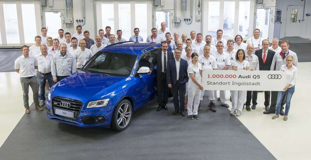 В Ингольштадте выпущен миллионный кроссовер Audi Q5
