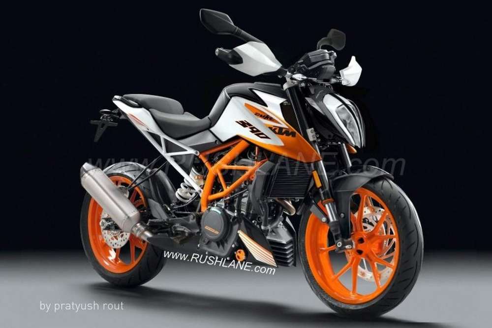 Рендеры мотоциклов KTM 390 Duke / 390 Duke Adventure 2017 года