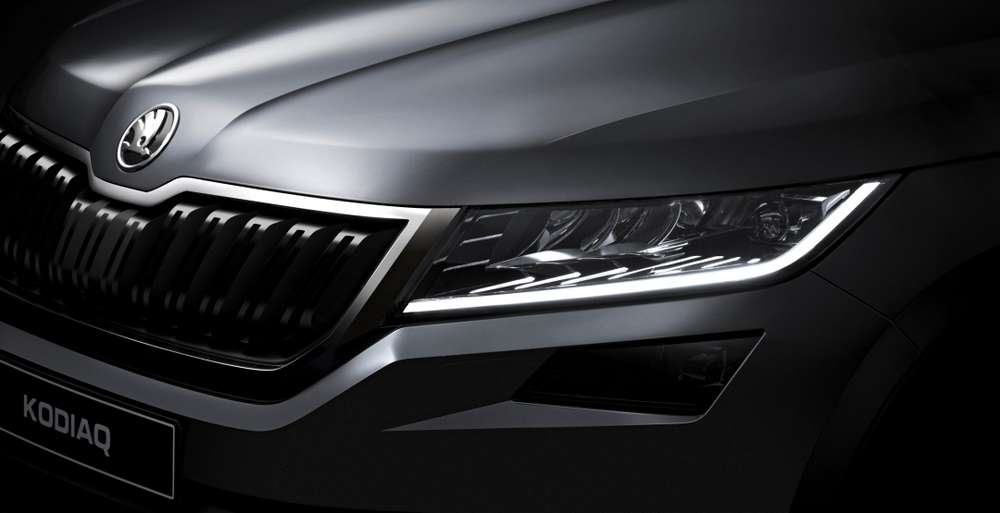 Кроссовер Skoda Kodiaq дебютировал на официальных фото и видео