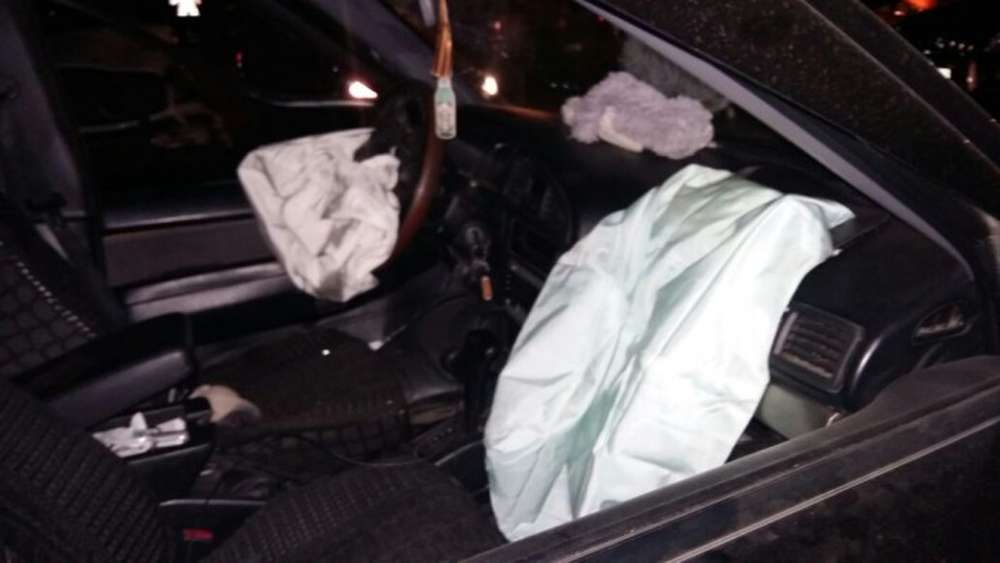 Два внедорожника столкнулись по дороге в ущелье Алмарасан в Алматы