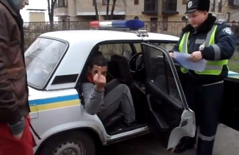 В центре Харькова арабы устроили ДТП