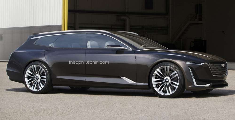 Опубликован рендер универсала Cadillac Escala