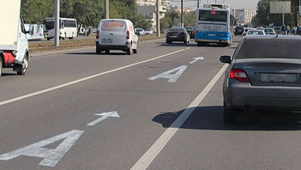 Автобусная полоса на Толе би в Алматы появится до 1 октября