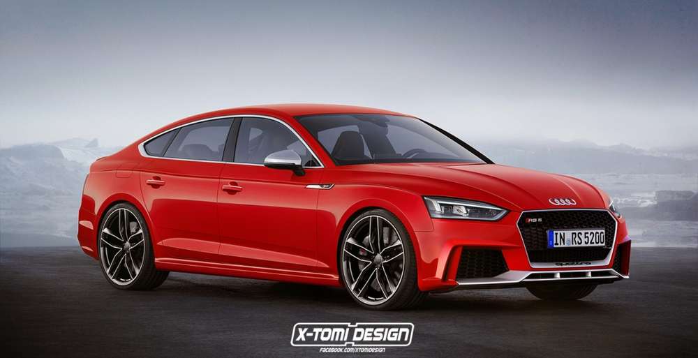 Опубликован рендер Audi RS5 Sportback