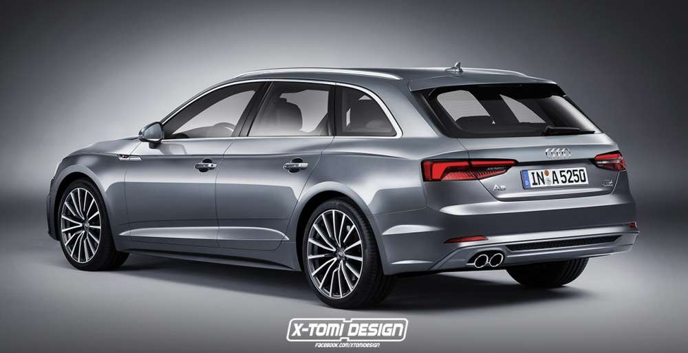 Опубликован рендер универсала Audi A5 Avant