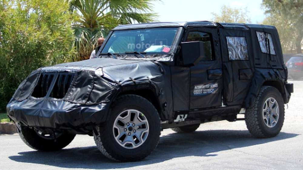 У нового Jeep Wrangler будут капот и двери из алюминия