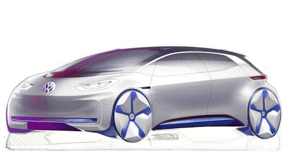 Volkswagen рассекретил дизайн нового электрокара