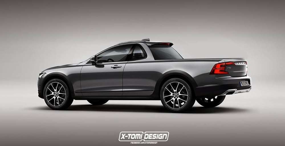 Опубликован рендер пикапа Volvo V90 Cross Country