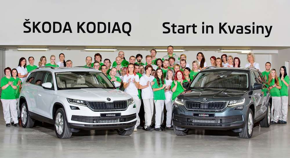 Skoda Kodiaq отправили в серийное производство