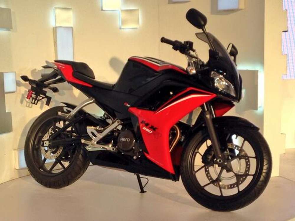 Индийский спортбайк Hero HX250R 2014