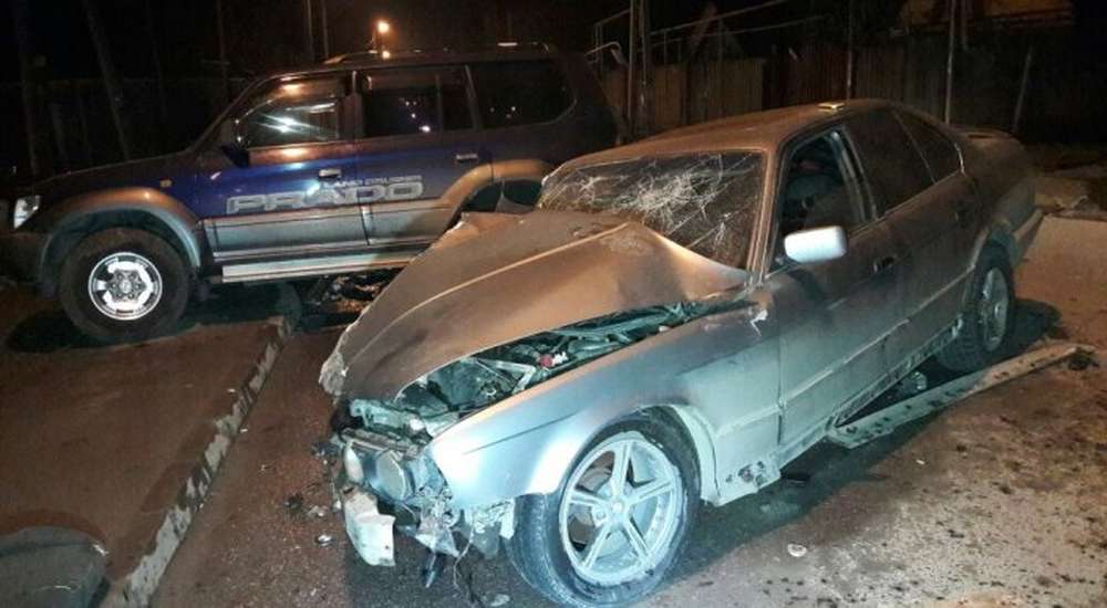 Девушка на Prado спровоцировала ДТП в Алматы