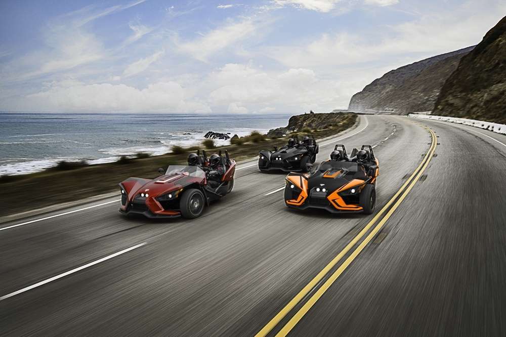 Polaris Slingshot 2015-2016. 3 отзывные кампании в 1