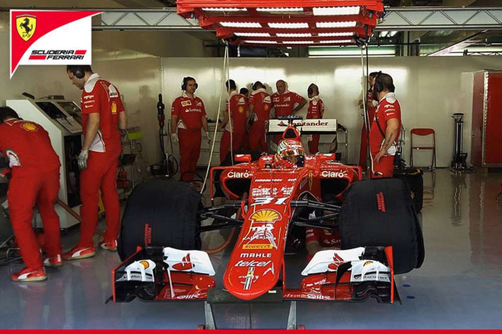 Ferrari проводит тесты Pirelli в Абу-Даби