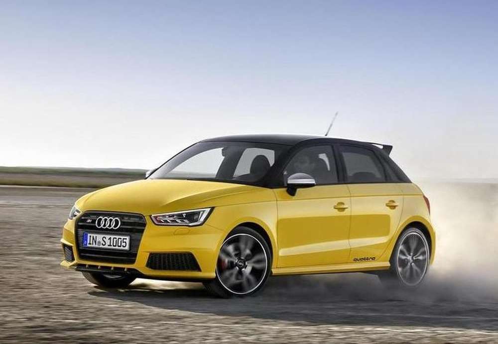 Появилось первое фото "заряженного" Audi S1 Quattro