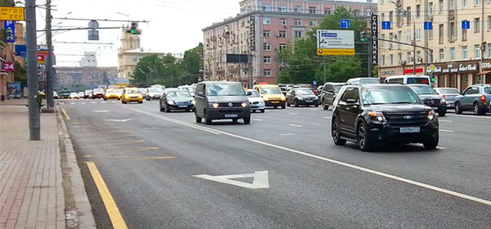 В Москве появятся временные выделенные полосы