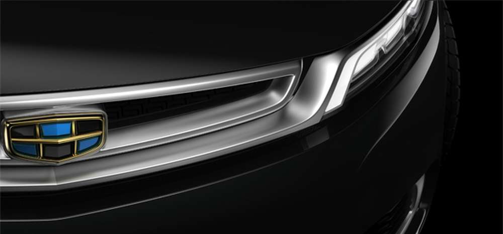 Первый тизер седана от Geely